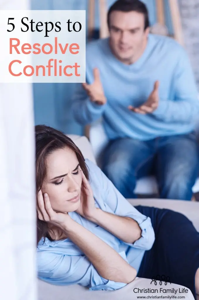 All marriages at some point or another will have conflict. It's not an "if" there is a conflict; it's "when." These 5 steps to resolve conflict will help your marriage get back on the right track and restore oneness.